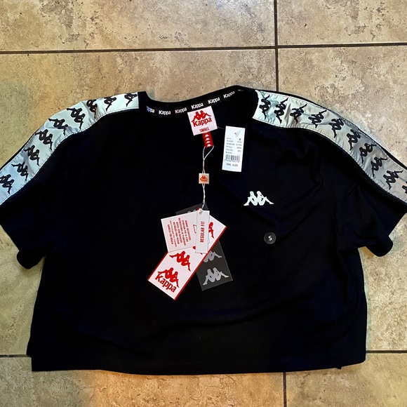 NWT Kappa reflective crop top SOLD - Picture 2 of 2
